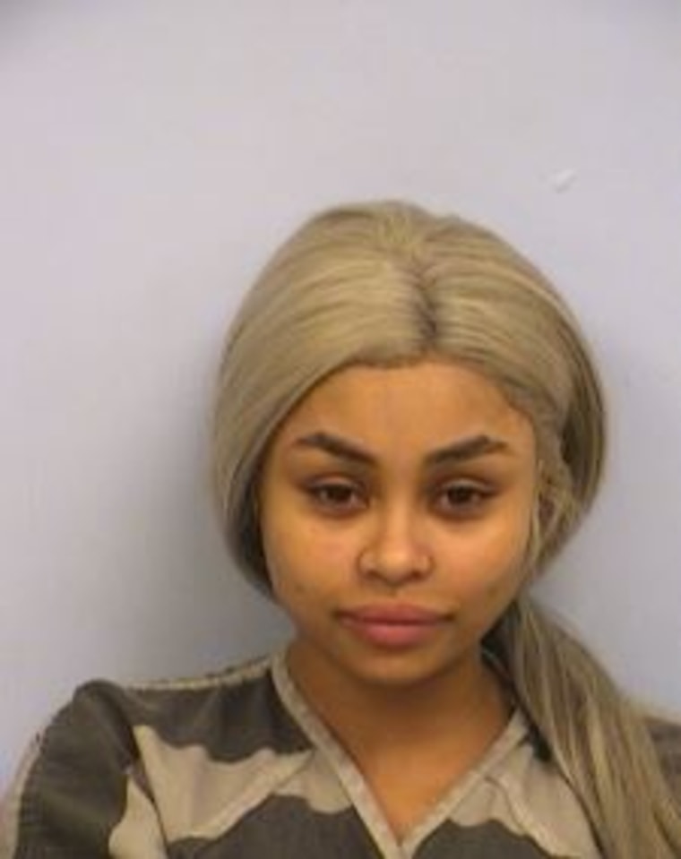 Booking photo of Angela Renee White, also known as Blac Chyna.