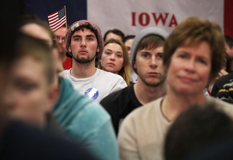 Image: Bernie Sanders Campaigns Across Iowa Ahead Of Caucuses