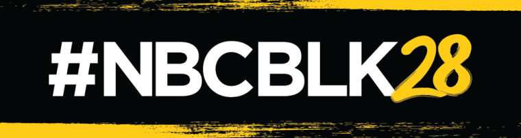 NBCBLK28 Banner Logo Hashtag