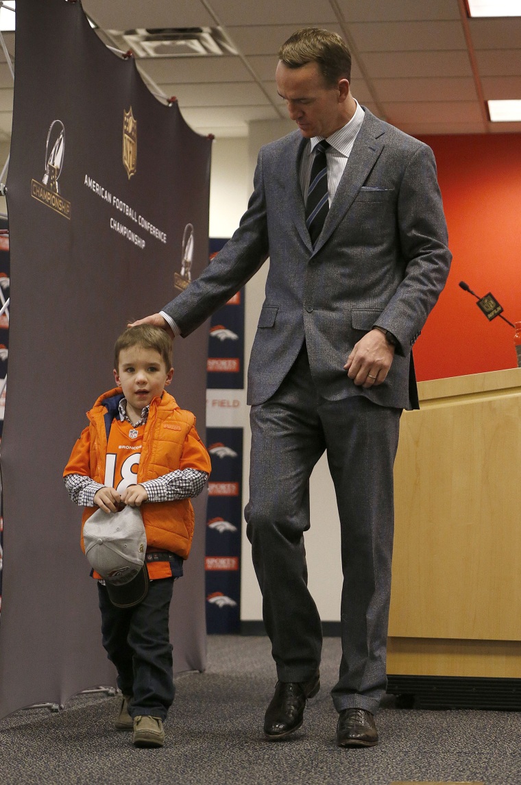 Peyton Manning's son, Marshall