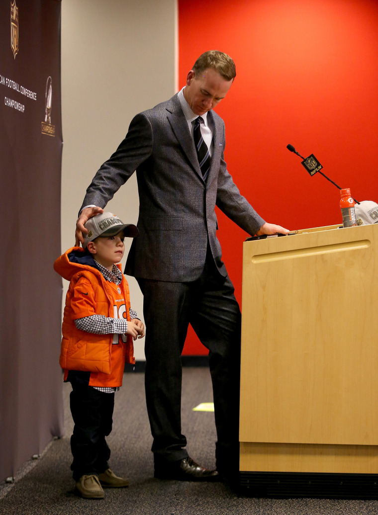 Peyton Manning's son, Marshall