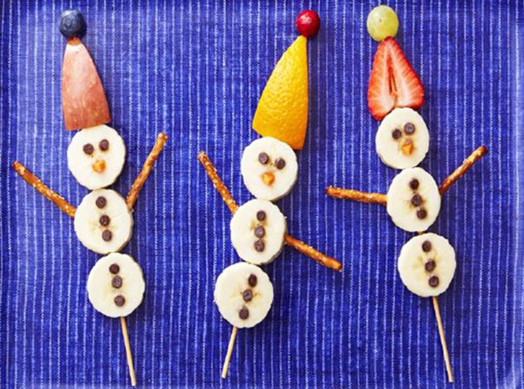 Banana snowmen