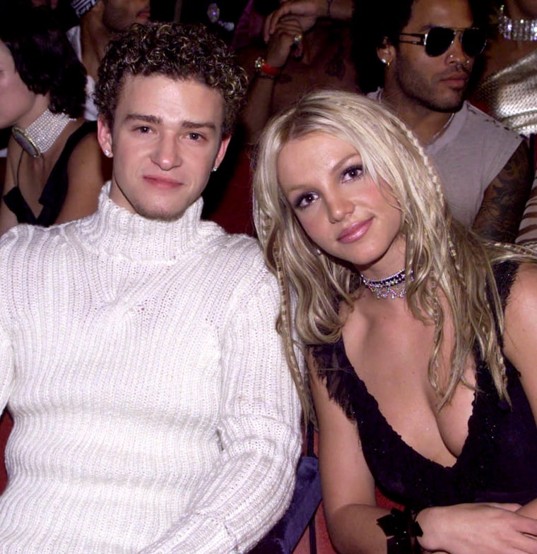 Image: Justin Timberlake and Britney Spears