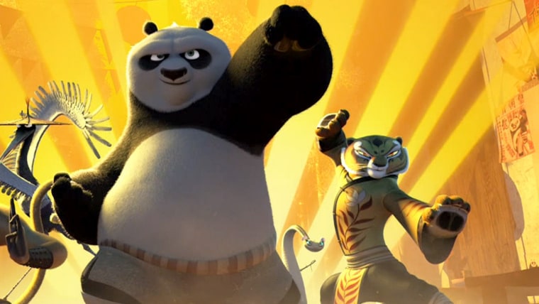 Po and Tigress from "Kung Fu Panda 3"