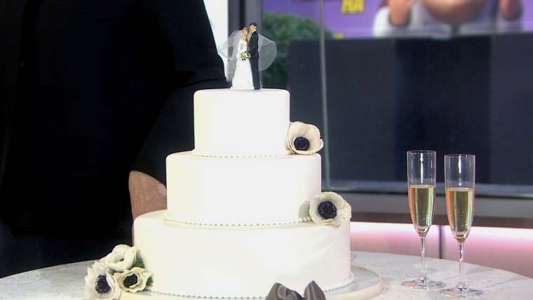 Classic wedding cake.