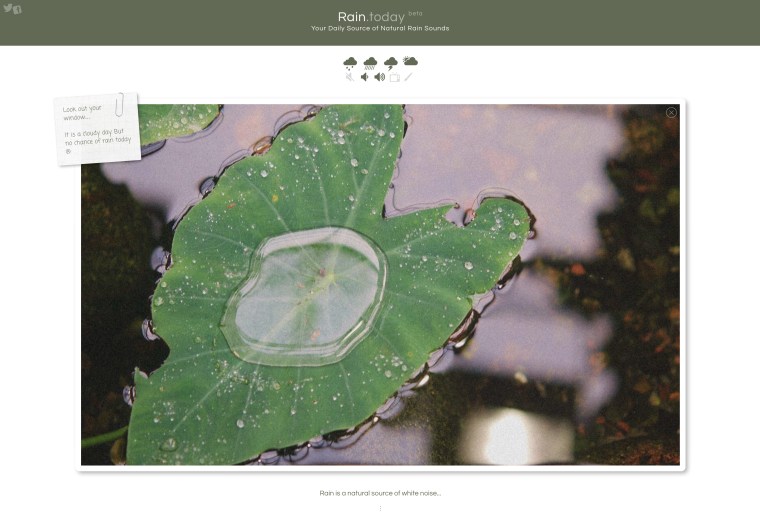 Rain.today is a free desktop app