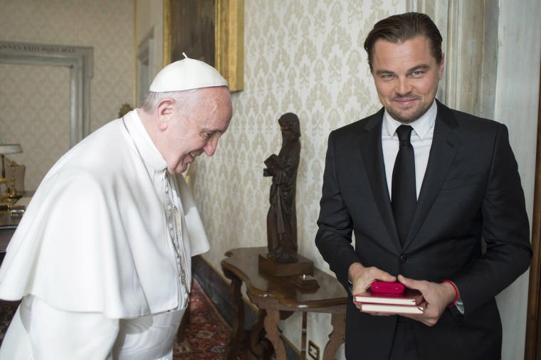 Image: Pope Francis receives Leonardo DiCaprio