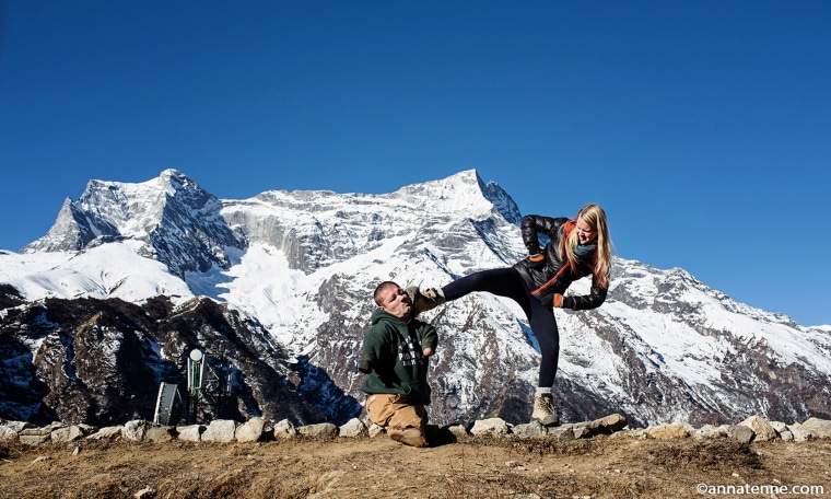 Woman travels around Southeast Asia with limbless man