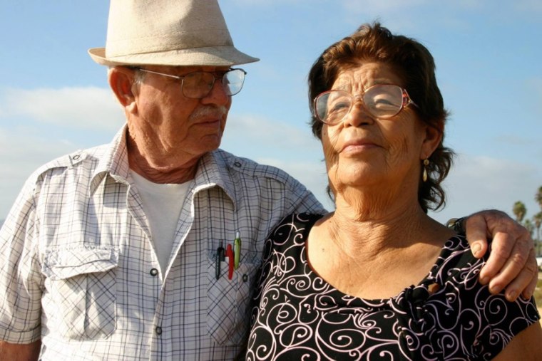 Maria Hurtado and her husband, Salvador.