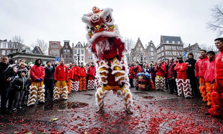 Image: New Year 2016 celebrations by Chinese in Amsterdam