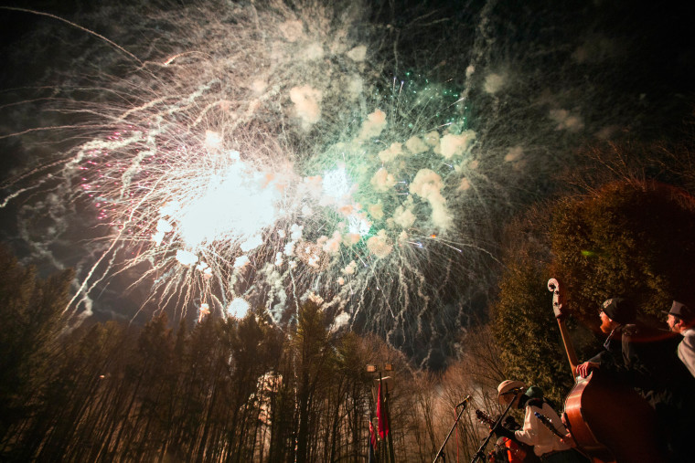 Image: Fireworks Groundhog Day