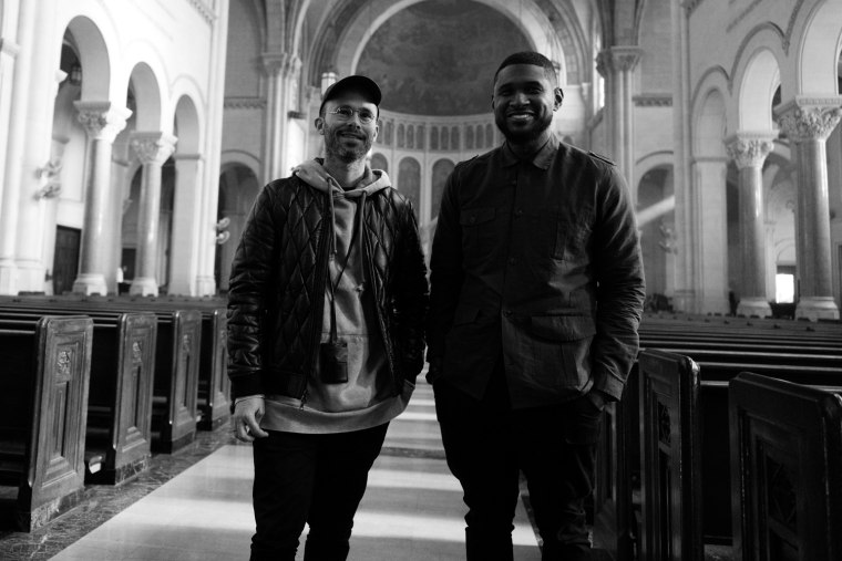 Usher and collaborator Film the Future director, Daniel Arsham