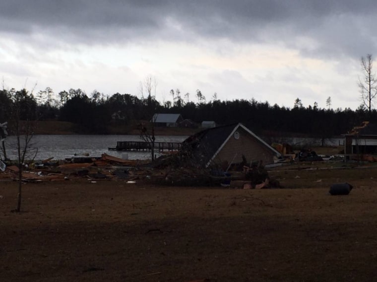IMAGE: Destroyed home in Collinsville, Mississippi