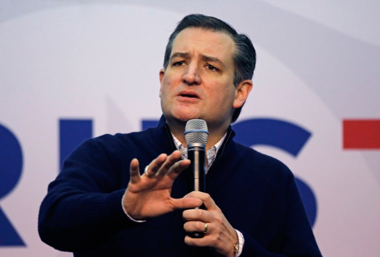 Image: Republican presidential candidate, Sen. Ted Cruz, R-Texas speaks