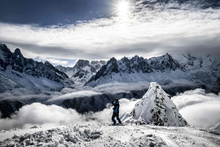 Image: The Mont Blanc massif