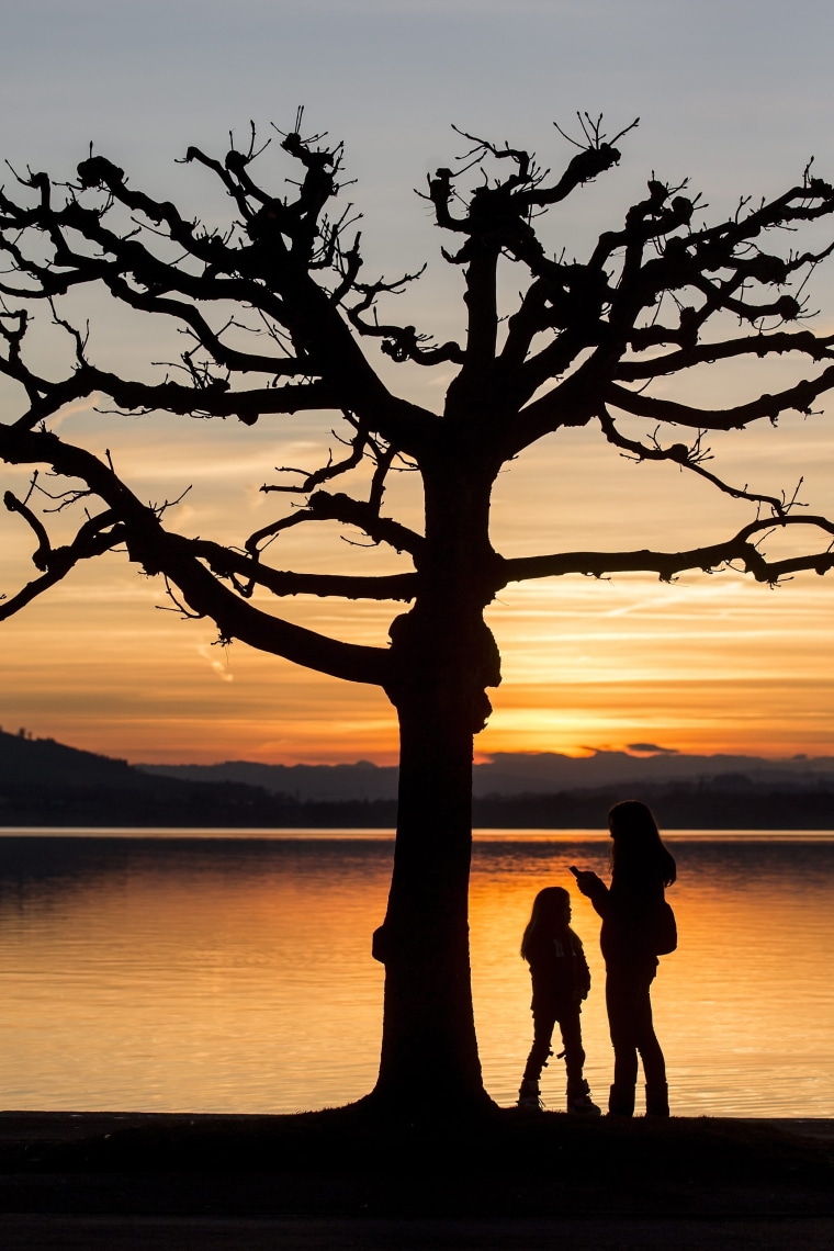 Image: Sunset at Lake Zug