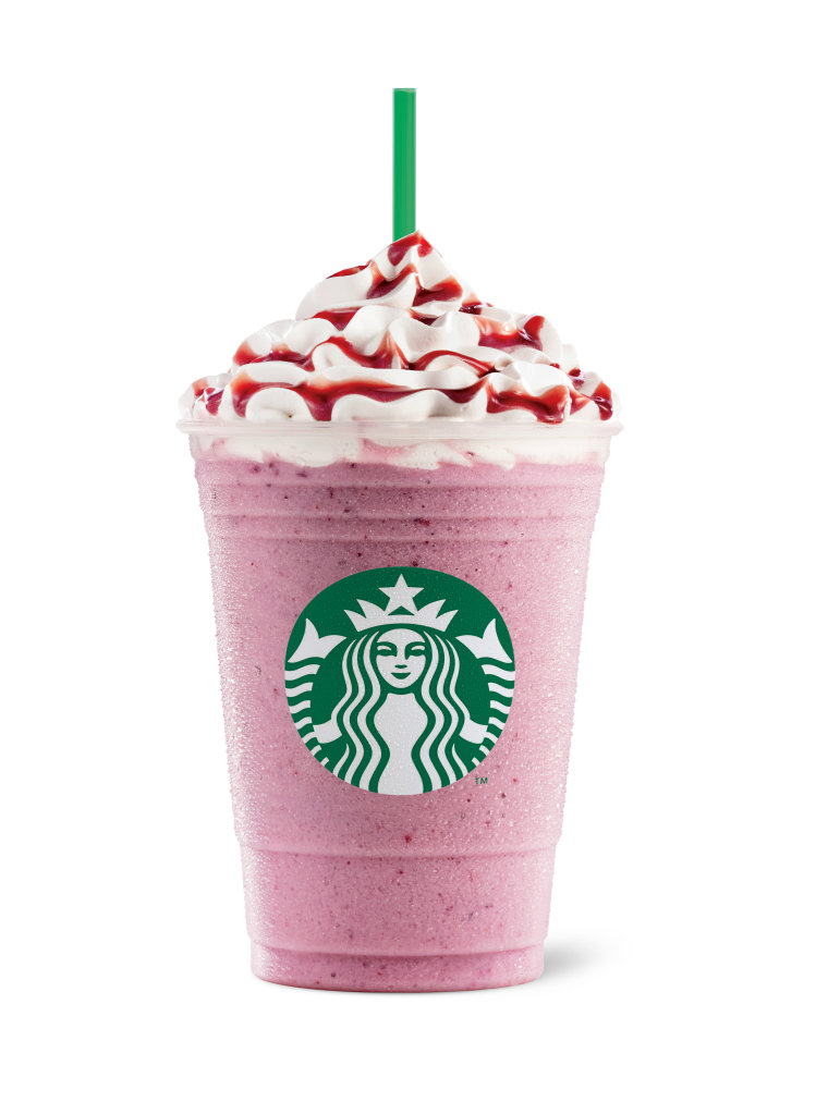 Summer Berry Frappuccino, available at Starbucks stores in Australia and New Zealand