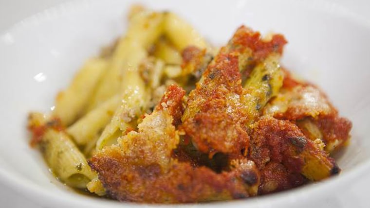 Giada De Laurentiis baked pesto pasta casserole 