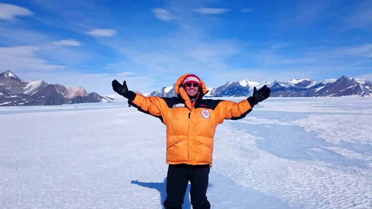 Sean Swarner in Antarctica last year.