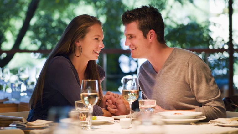 Couple at dinner