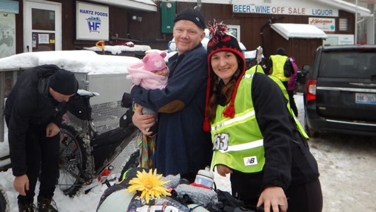 IMAGE: Svetlana Vold with her family.