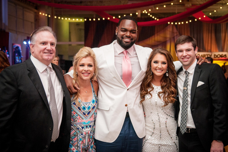 The Tuohy family: Sean, Leigh Anne, Michael, Collins and S.J.