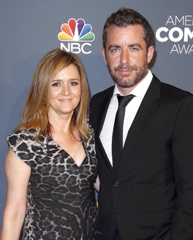 Samantha Bee and Jason Jones keep things funny — at least between themselves — at home.