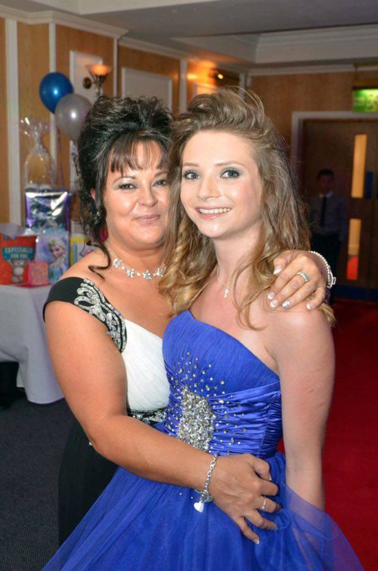 Cheryl Capper with daughter Emma.