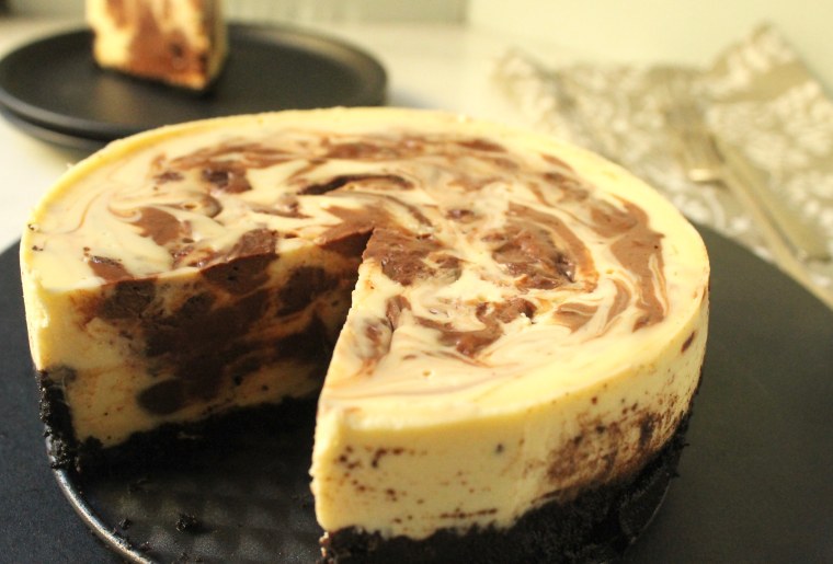 Slow Cooker Marble Cheesecake