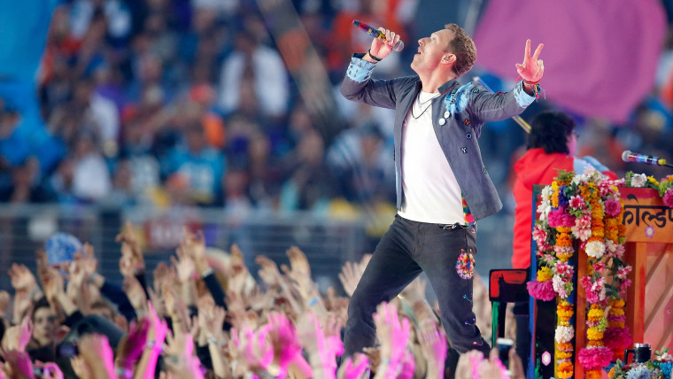 Coldplay delivers colorful Super Bowl 50 halftime show with