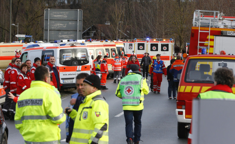 Image: Trains collide in Germany