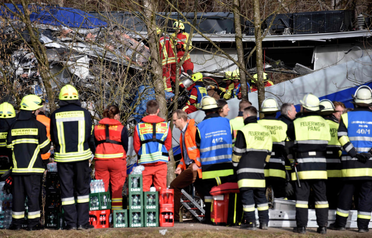 Image: Trains collide in Germany