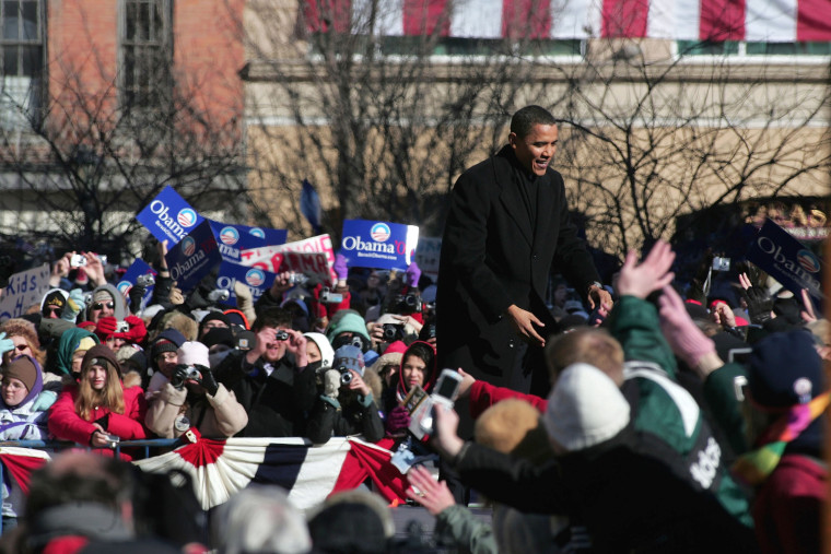 Image: Barack Obama Announces Run For President