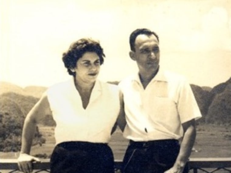 Dr. Ramon and Alicia Oyarzun in Cuba, 1953.