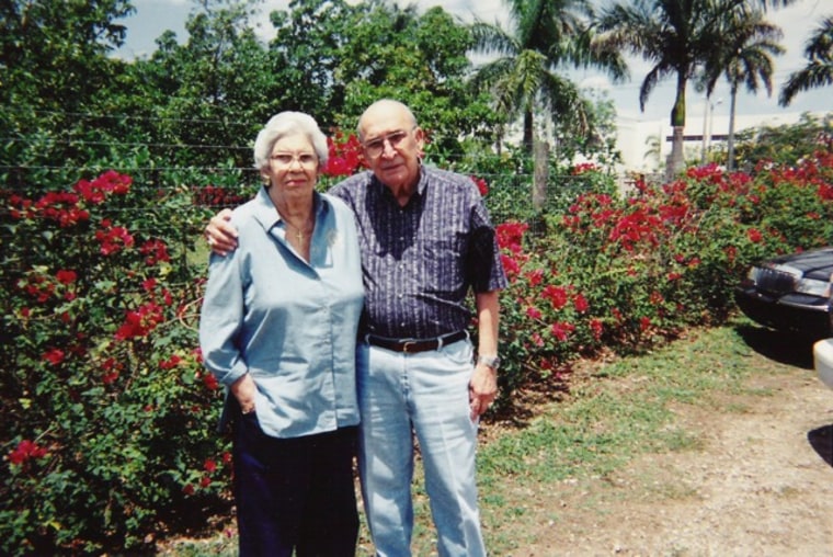 Dr. Ramon and Alicia Oyarzun in Miami, 1999.