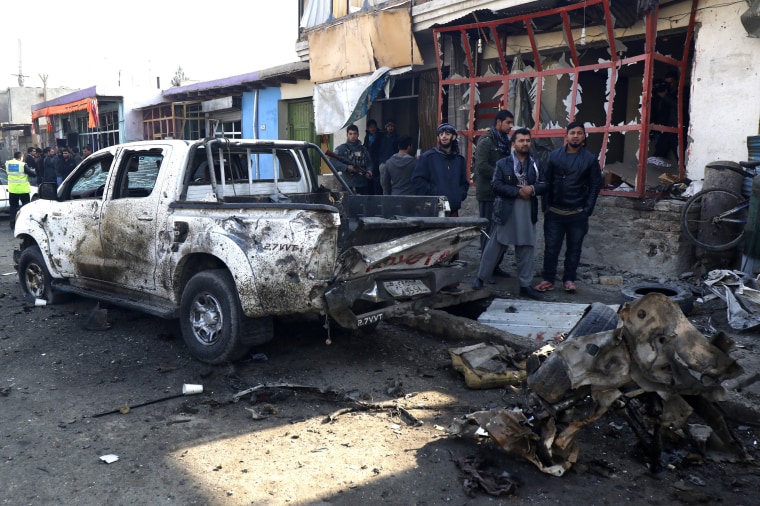 Image: Suicide bomb attack in Kabul