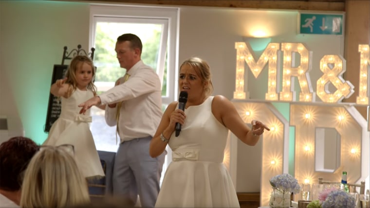 Maid of honor raps 'Ice Ice Baby'-styled toast to honor bride