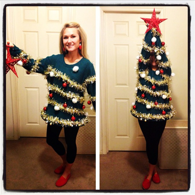 7 DIY ugly Christmas sweaters from Pinterest