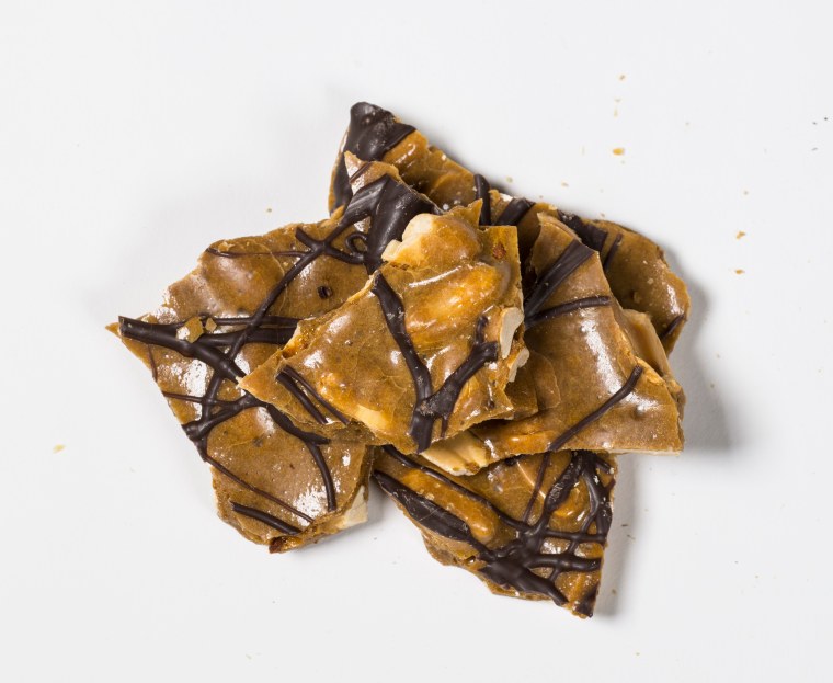 Mocha peanut brittle bark from BrittleBark.com