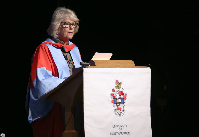 The Duchess Of Cornwall Is Awarded An Honourary Doctorate By The University Of Southampton