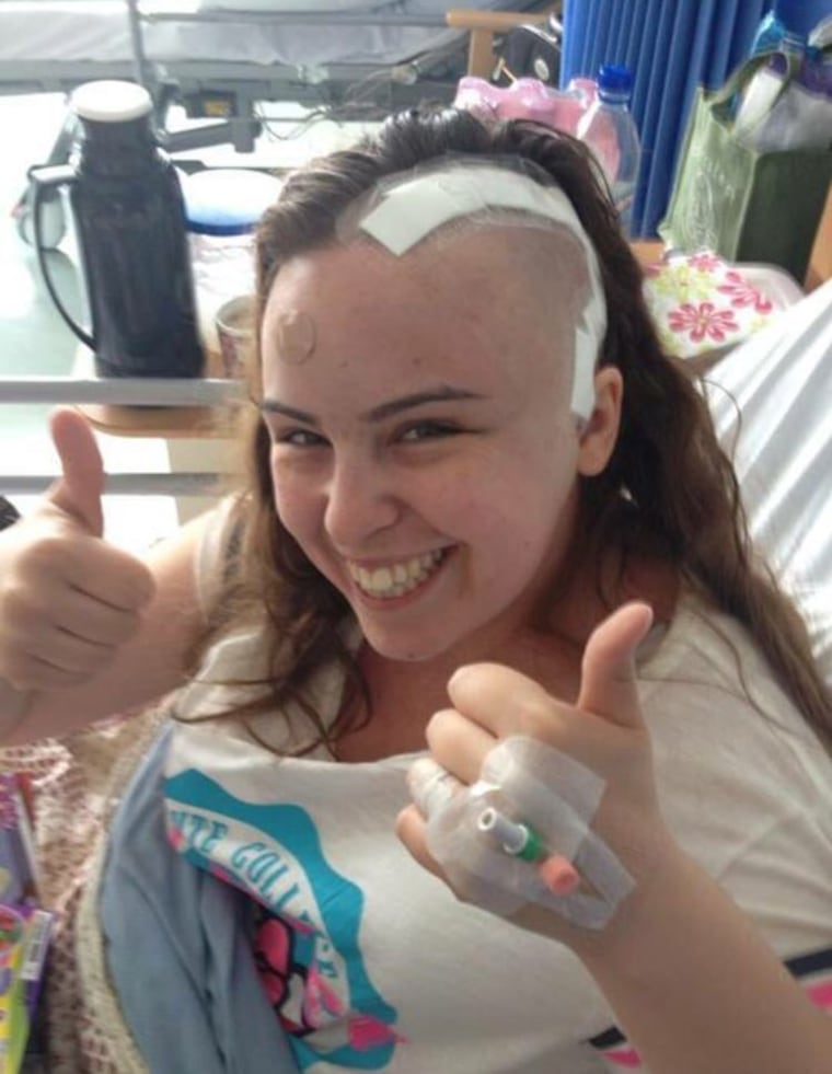 Frances Paine surgery to remove brain tumor