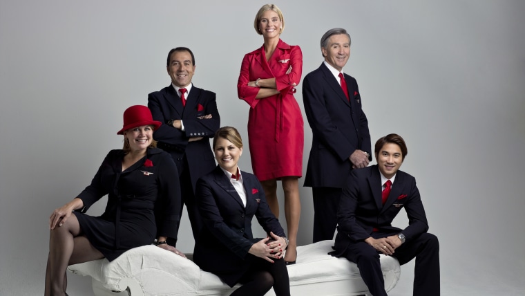 Flight attendant uniforms