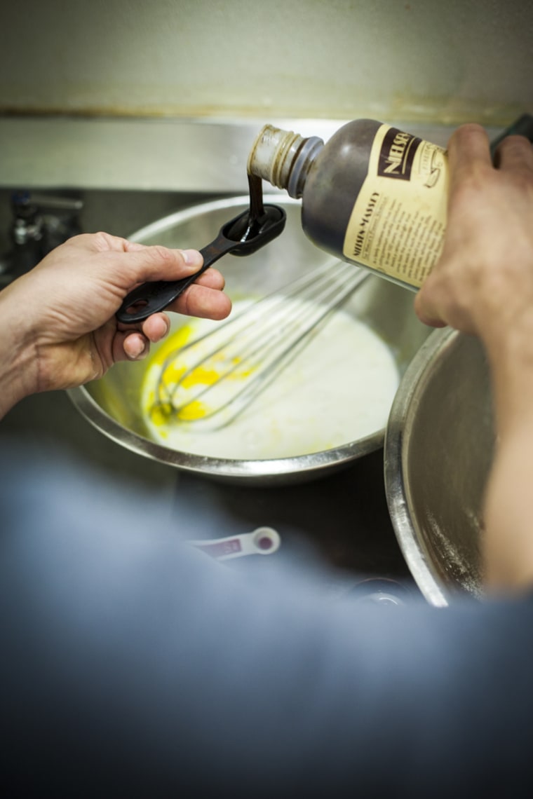 Chocolate Waffles: Combine the wet ingredients