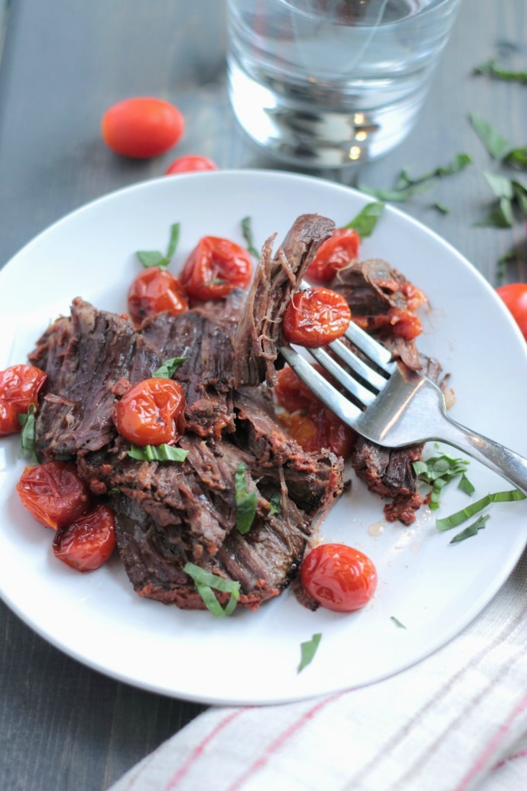 Slow Cooker Beef Roast recipe from TODAY Food Club member Chrissa of Physical Kitchness