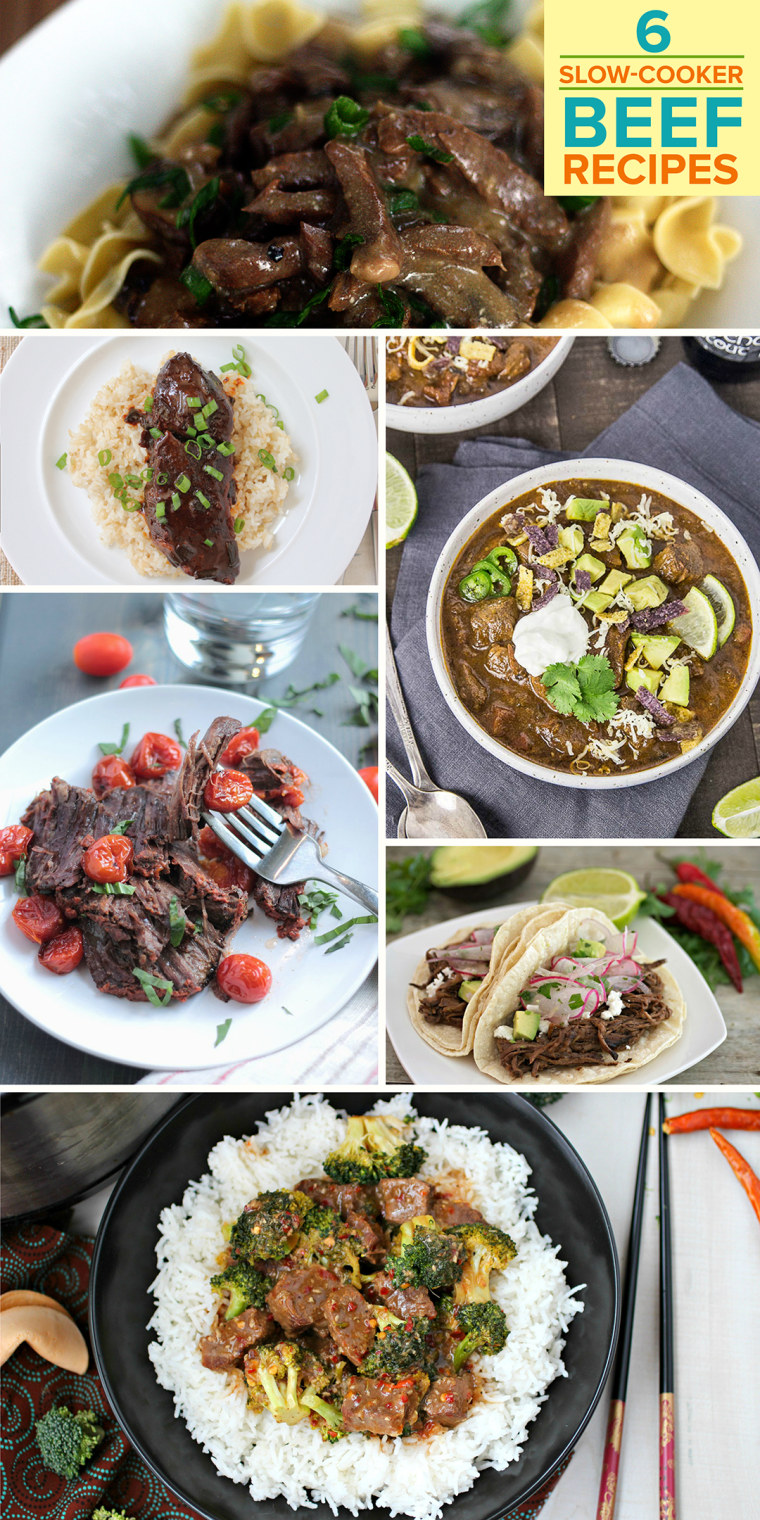 Pinterest TOPS for 6 slow-cooker beef recipes