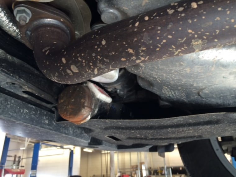 IMAGE: Hoax bomb on car at Albuquerque airport