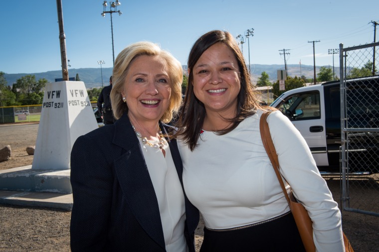 Image: Hillary Clinton and Emmy Ruiz