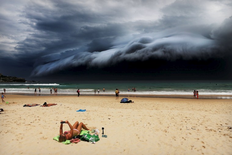 Image: Rohan Kelly - Storm Front on Bondi Beach