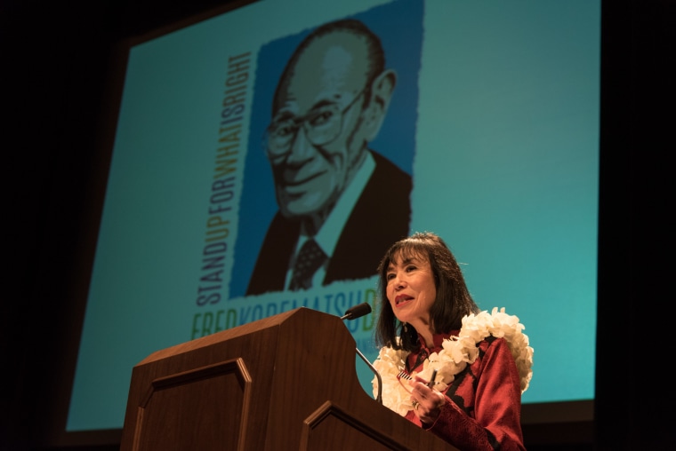 Karen Korematsu, founder and executive director of the Fred T. Korematsu Institute.