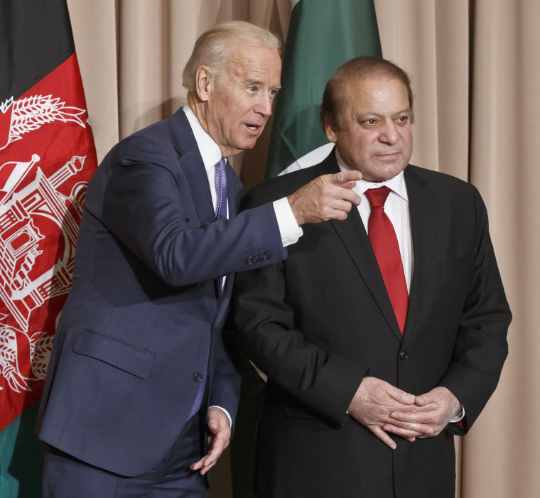 Image: Joe Biden and Nawaz Sharif
